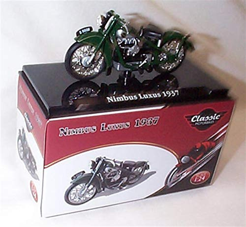atlas editions Nimbus Luxus 1937 klassisk motorcykel 1:24 skala formgjuten modell
