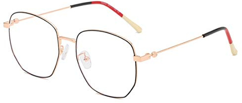 Mode Occhiali Anti Luce Blu Montatura per Occhiali in Metallo Moda Occhiali da Computer Quadrati Anti Luce Blu Protezione Degli Occhi Donna