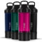 720°DGREE Protein Shaker mit Pulverfach 550ml “uberShaker“ – Auslaufsicher, BPA-Frei, Skala, Spiralmixer für cremige Shakes - Premium Eiweißshaker, Schüttelbecher ideal für Fitness, Gym