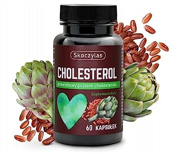 Skoczylas - Cholesterin - Monocalin - Artischocke - Roter Reis - für Frauen - für Männer - vegan - vegetarisch - 60 Kapseln - zweimal täglich eine Kapsel