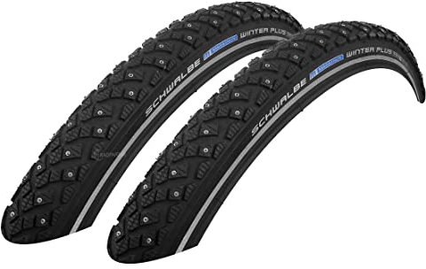 2X Schwalbe Marathon Winter Plus 50-559 Drahtreifen SmartGuard 26x2.00 Mantel