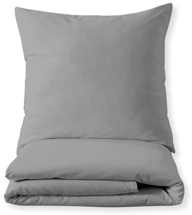 Luxuriöses Bettset aus Mako-Satin 100% Baumwolle 135x200 155x220 200x200 200x220