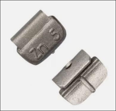 Falco Equipment 100 X Pesi-Contrappesi da 5 gr per Equilibratura Pneumatici Cerchi in Ferro