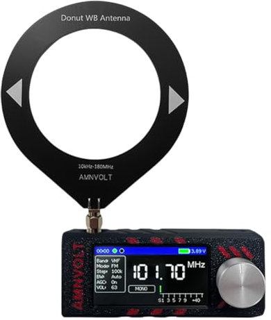 LYEAA SI4732 Mini radio portatile a lunga durata da 0,5 a 108 MHz e funzioni avanzate Radio