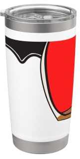 Table Tennis Halloween Bat Wings Halloween Costume Stainless Steel Insulated Tumbler