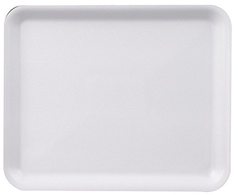 RECT FOAM MEAT TRAY 12X9 WHI 2/125