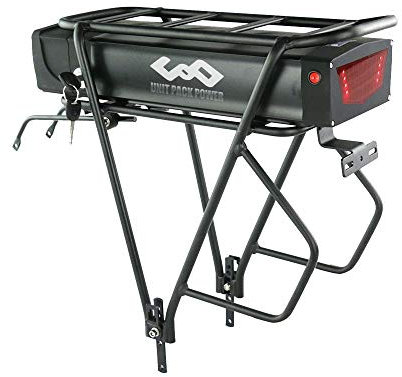 Ebike-Akku 48V 20Ah mit Gepäckträger hinten - -Lithium-Ionen-Batterie für 1000 W / 750 W / 500 W Ba-fang und andere Motoren