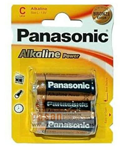 Pilas alcalinas Panasonic LR14 1.5V (C) 2 uds.