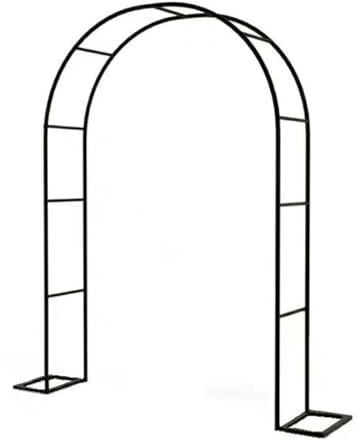 Arceau À Rosiers Arche de Jardin en Métal Largeur 80/120/140/180/200/233/240/286/300/350cm Tonnelle de Jardin Arche de Mariage (Size : Width 120x High 220cm(47x86in))
