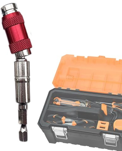 Magnetischer Schraubendreher-Bithalter für elektrische Bohrmaschinen, flexible Bohrerverlängerungen | Flexible Mehrwinkel-Bithalter - Tragbares Werkzeug mit 1/4-Zoll-Wechselschaft für den