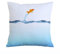AELKSP Kissenbezug Kissenhülle Haus Dekorativ Für Jungen/Mädchen Wohnzimmer Schlafzimmer Sofa Stuhl Kissenbezüge,Aquarium, Kleiner Goldfisch springt aus dem Wasser Valor Challenge F,40x40 cm