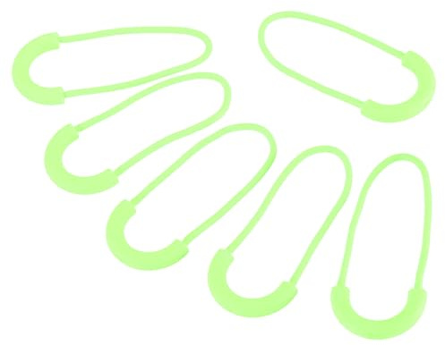 PATIKIL Tiradores De Cremallera De Repuesto 15 Paquetes Mango De Cable Extensión De Plástico En Forma De U Para Maletas Mochilas Chaquetas Verde Fluorescente