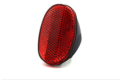 MFC PRO Red Oval Rear Bicycle Mudguard Fender Cycling Safety Warning Reflectors for Cruiser Bikes (Red)