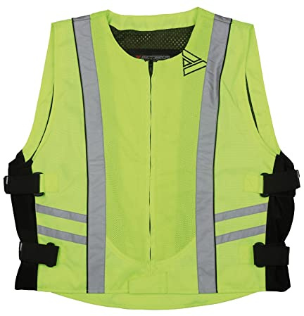 Modeka Basic Mesh Säkerhetsväst, neon-gelb, L