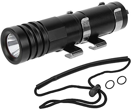 Alomejor Tauchen Taschenlampe, Mini Tauchlampe wasserdichte Tauchlampe LED Sicherheitslichter Laterne Taschenlampe für Unterwassersport Camping