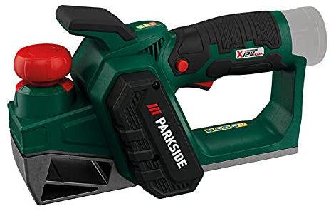 Parkside Cordless Planer PHA 12 B2. Bare Unit. Brushless Motor - Exchangeable, Reversible HSS Planer Blades