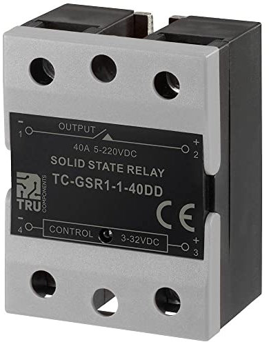 TRU COMPONENTS Halbleiterrelais TC-GSR-1-40DD 40 A Schaltspannung (max.): 220 V/DC Gleichstromschaltung 1 St.