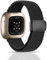 Chinbersky Geflochtenes Armband Kompatibel mit Fitbit Versa 4 Armband/Fitbit Versa 3 Armband/Fitbit Sense Armband, mit Magnet Verschluss Elastisches Nylon Band für Fitbit Versa 4/Versa 3/Sense 2/Sense