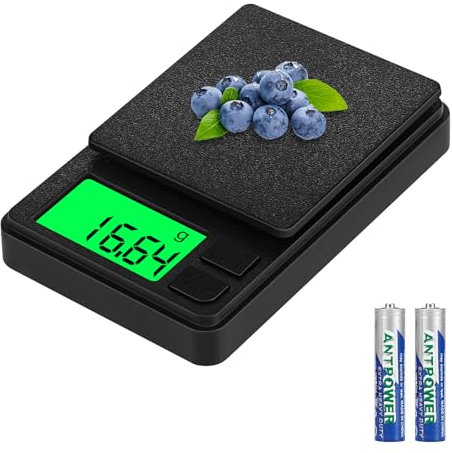 Báscula de Precisión 1000g/ 0.01g,Balanzas de Portátiles, Báscula de Joyería,multifunción báscula de bolsillo miligramos, con Pantalla LCD y 7 Unidades, Función de Tara