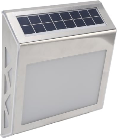 Fdit Número de Casa Impermeable para Entradas de Casa, Jardín, Letrero de con Luz Solar Duradera con Pantalla de Luz Blanca, Adecuado para Cafeterías y Restaurantes, 19.3 Oz