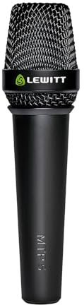 Lewitt MTP 5 Live Gesangsmikrofon mit hervorragender Klangqualität - Ideal für Live Gesang, Sprache, Podcasts, Broadcast, Instrumente - Dynamische Kapsel mit Nierencharakteristik