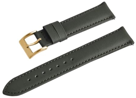 Générique QL Supply Co Bracelet de Montre en Cuir Lisse et Toile à Voile en Nylon, Bracelet de Montre Hybride à dégagement Rapide de 20mm et 22mm