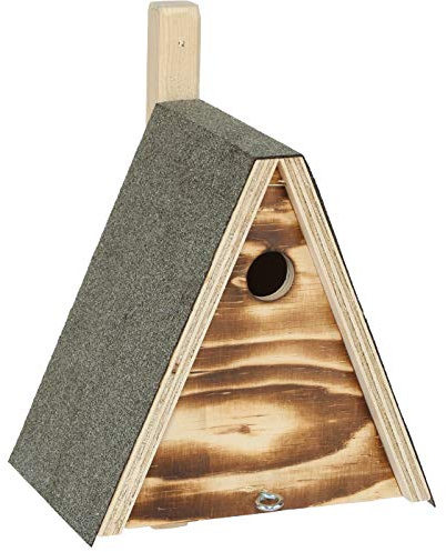 Dehner Natura Premium Domingo - Caja Nido para pájaros (20 x 20 x 17 cm, 27 mm, Madera de Abeto), Color marrón