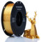 Silk PLA Filament 1.75mm, TINMORRY 3D Drucker Filament, 1 kg, 1 Spule, Silk Gold