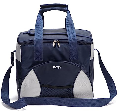 25L Isolierte Kühltasche Portable Picknick Lunch Bag Box Wasserdicht Auslaufsicher mit Schultergurt Gefrierbeutel für Camping Strand Reisen BBQ, Blau