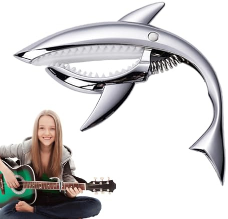 Capo för Ukulele, Gitarr Capo | Metall Gitarr Tonklämma - Gitarrkapsel Med