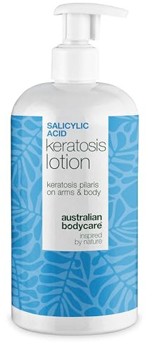 Lotion pour la kératose pilaire – Lisse la peau de fraise et la chair de poule – Avec acide salicylique, niacinamide et zinc PCA