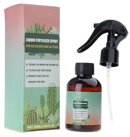 Limtula Engrais professionnel pour cactus - Brumisation douce pour le jardinage - Mélange doux pour la croissance et la santé des nutriments du jardin