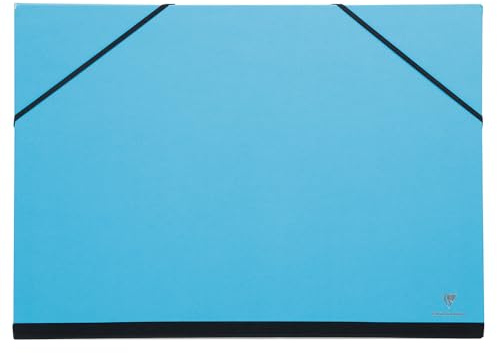 Clairefontaine 144407C - Caja de dibujo con goma elástica (52 x 72 cm), color turquesa