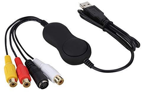 Sutinna Tarjeta de Captura de Video, Interfaz USB2.0 Dispositivo de Tarjeta de Captura UVC Video analógico Grabador HD Convertidor Grabber de Video para Windows para Mac para Linux