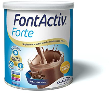 FontActiv Forte Chocolate | 800g | Suplemento Nutricional con Fibra para Adultos - 0% Azúcares añadidos