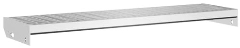 vidaXL Gallersteg 90x24x7 cm galvaniserat stål