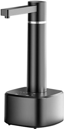 Elektrisk Vattenautomat, Desktop Vattenflaska Dispenser, Kompakt Automatisk Dricksvattenflaskpump, Bärbar Elektrisk Vattenkokarepump för Diverse Vatten på Flaska (Svart)