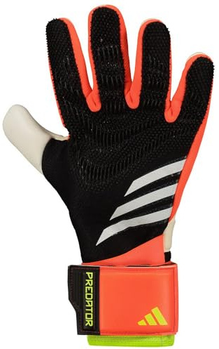 adidas Predator Pro Torwarthandschuhe Solar Energy Kids schwarzrotgelb, 3 Kinder