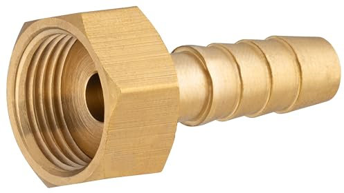 Raccord droit laiton pour tuyaux cristal Femelle écrou mobile 3/8 - Ø08 AROZ