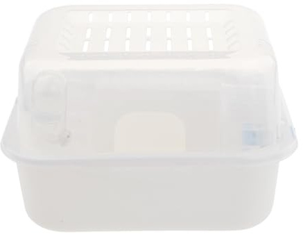 Baoblaze Cage du Hamster, Petite Cage pour Animaux de Compagnie, créatif, Habitat Facile à Nettoyer pour Les Rats Hamster cobayes Petits Animaux, Blanc