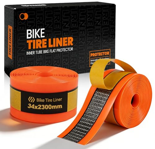 VEGOATY 2 Rollen Fahrrad Pannenschutz: TPU Fahrrad Reifenband, Fahrrad Schlauch TPU, Fahrrad Reifen Einsatz, 34mm*2300mm, 1.2mm Dicke, Für MTB Und Rennrad Innen- Und Außreifen