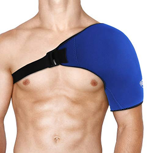Hilph Kühlpad Schulter Eisgelpackung Schulterbandage, Kühlmanschette Schulter, Kalt Warm Kompresse Kühlkissen Schulter für Sportverletzungen, Gefrorenen Schultern, Gelenkschmerzen, Steifer Schulter