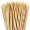 300 Pcs Bamboo Skewers Sticks, 15cm Natural Wooden Sticks for Chocolate Fountain Candy Floss Maker BBQ Appetiser Fruit Cocktail Kabob Apple Grilling Barbecue Smores Kitchen Crafting and Party