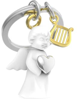 METALMORPHOSE - Porte-clés Ange gardien et sa harpe - MTM805-01