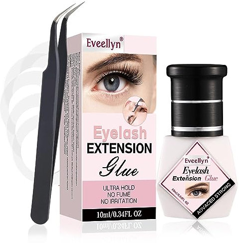 Wimpernkleber für Wimperverlängerung 2-3 Sekunden Trocken Wimpernverlängerung Kleber 5ml Eyelash Extension Glue Wimpern Kleber