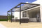 COULEURS DU MONDE - Pergola EDENA adossée en Aluminium et Polycarbonate 3,5x6m