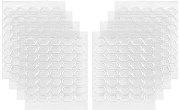 KGDUYC 8 imágenes puntos pegamento gel -barra pegamento para colgar en la pared, puntos pegamento, masilla adhesiva, puntos pegamento gel extraíbles, para montaje en pared, 13 x 8 cm