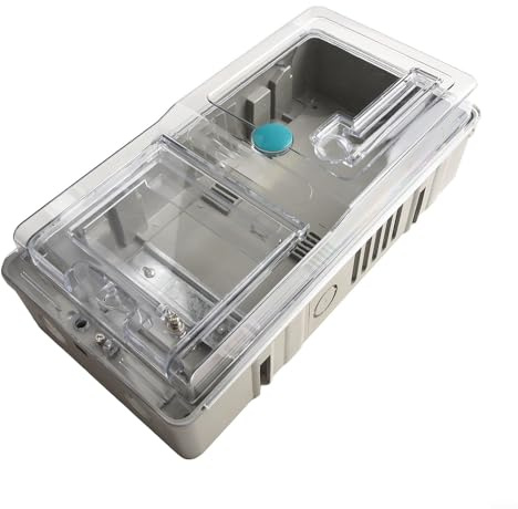 Caja de contador eléctrico multiusos para el hogar de la protección adecuada con una construcción clara y robusta (B)