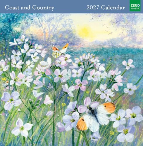 Museums & Galleries Coast and Country by Lucy Grossmith 2027 Calendar - Month to View Wall Calendar UK - 2027 Wall Planner and Personal Organiser for Home and Family
