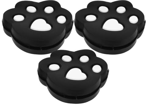 Parliky Ammortizzatore da Tennis in Silicone a Forma di Zampa Set da 3 Pezzi Piccolo Smorzatore di Vibrazioni per Racchette da Tennis Adatto per Partite e Allenamenti Professionali